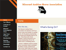 Tablet Screenshot of moarabhorse.org
